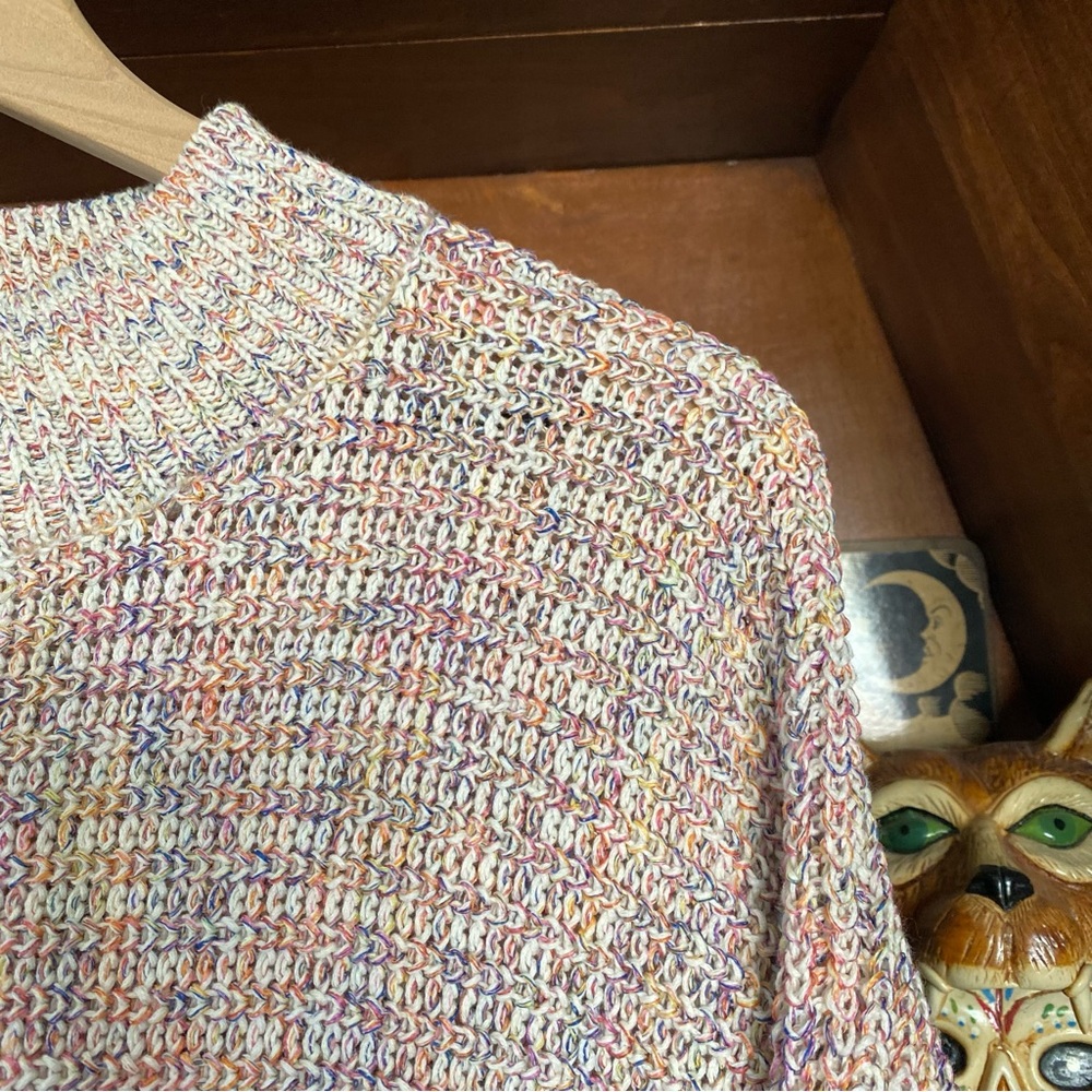 BB Dakota - Colorful Chunky Knit Sweater - Women’s Large